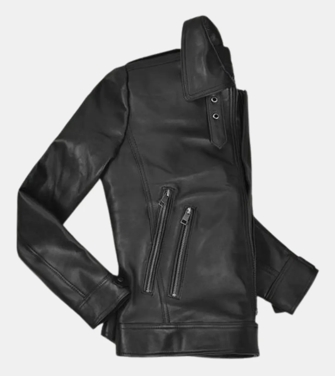 Alderidge Women's Black Leather Jacket