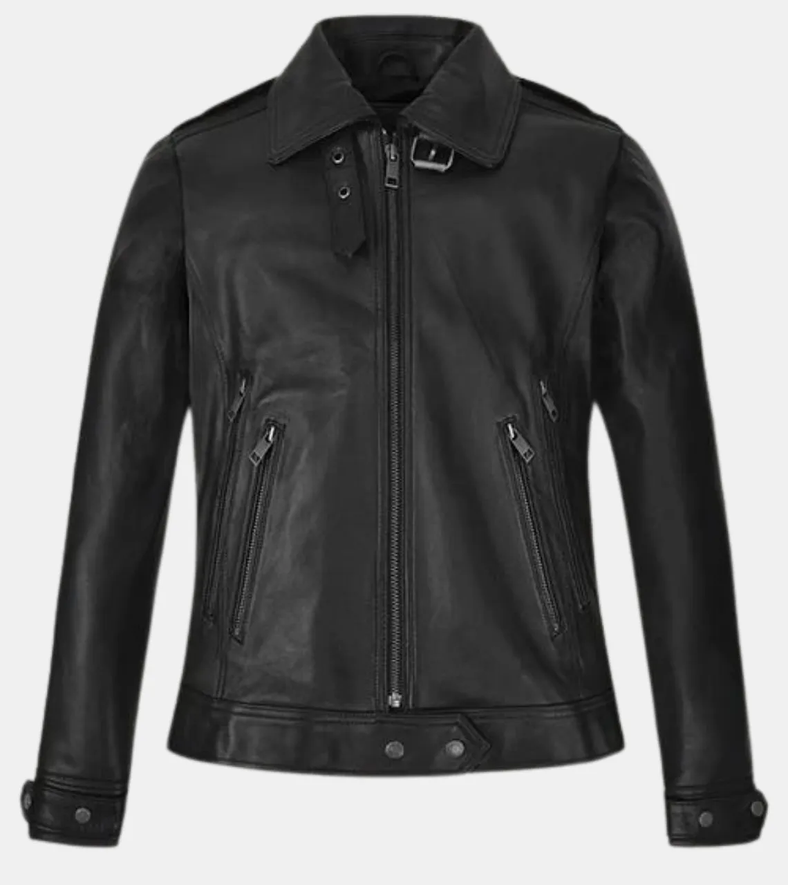 Alderidge Women's Black Leather Jacket