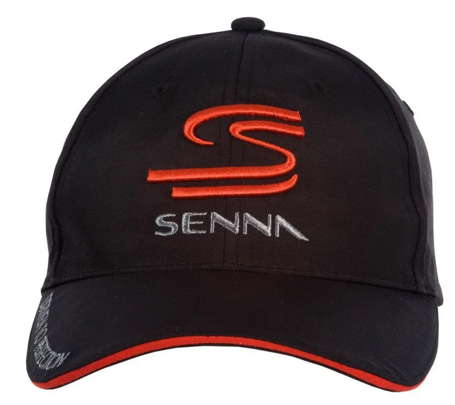 Ayrton Senna Baseball Cap, Adult, Black, 2015