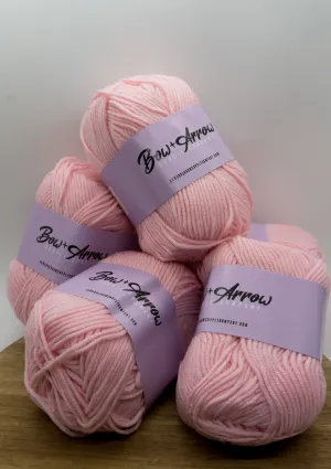 Baby Pink Mini Milk Cotton Yarn
