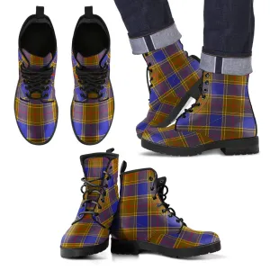 Balfour Modern Tartan Leather Boots