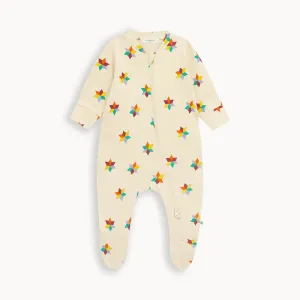 Bayley - Diamond Star Zip Front Sleepsuit