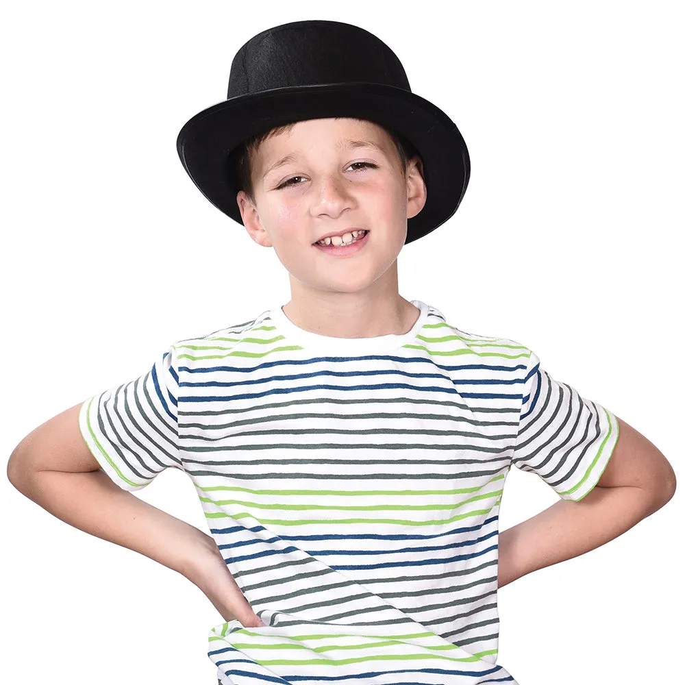 Black Costume Top Hats (one dozen)