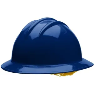 Bullard C33 33NBR 6pt Ratchet Classic Full Brim Style Hard Hat, Navy Blue, 1 Each