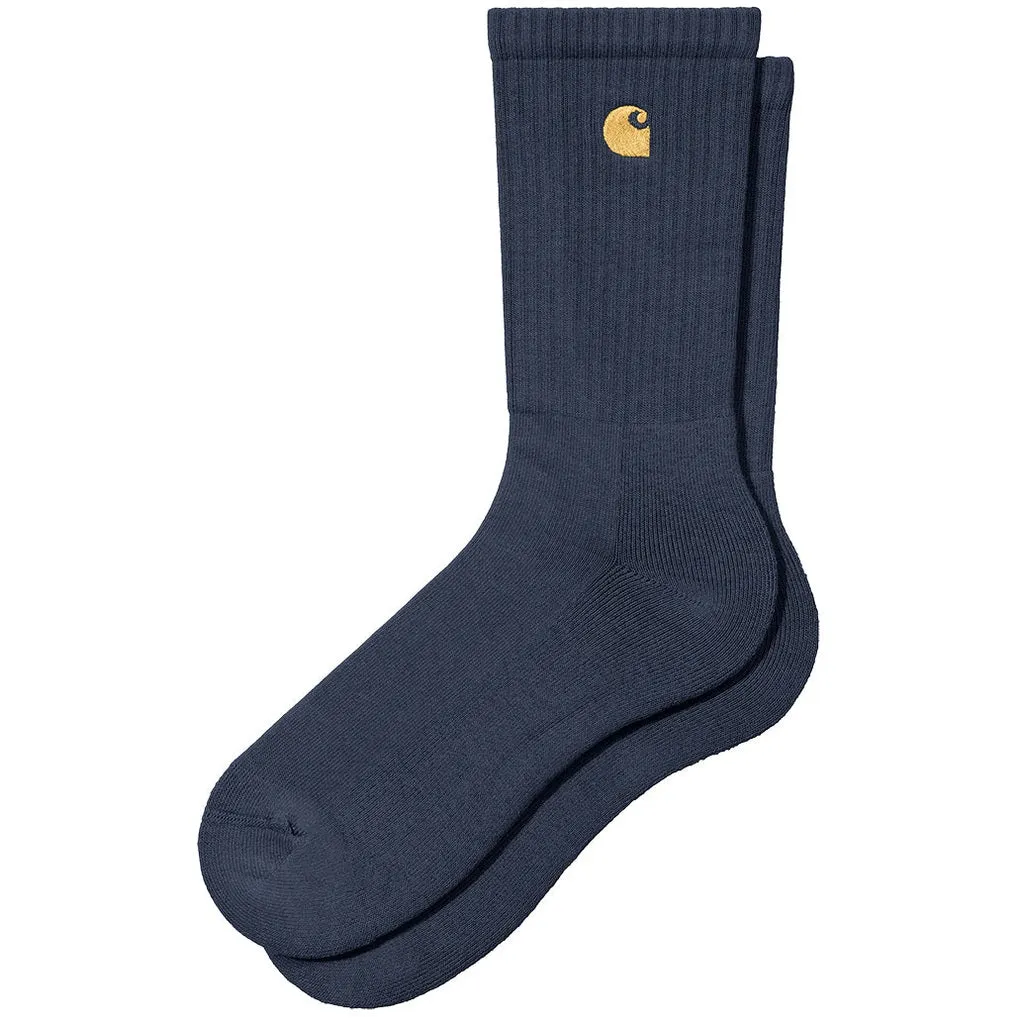 Carhartt WIP Accessories Chase Socks Blue Gold