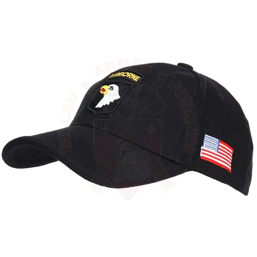 Casquette 101St Airborne Noire