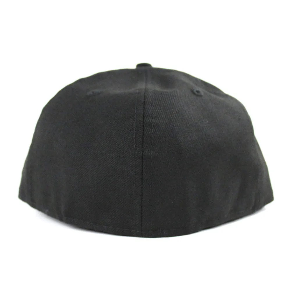 Cat New Era 59Fifty Fitted Hats (Black Gray Under Brim)