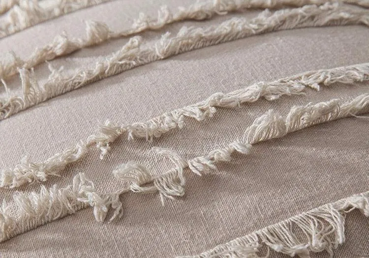 Chic Tassel & Embroidery Pillow Cover: Luxurious Home Accent Upgrade