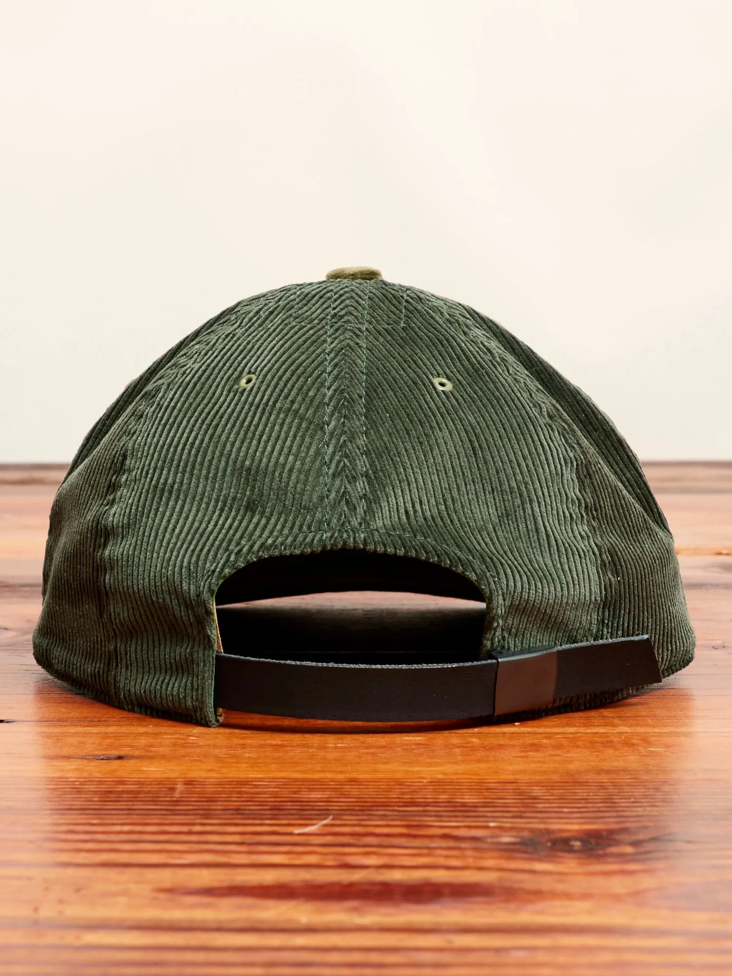 Cord & Velvet Cap in Olive