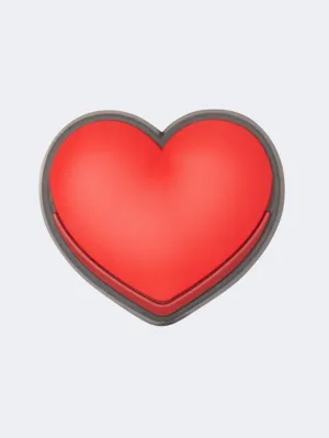 Crocs Heart Peg Unisex Lifestyle Pins Red
