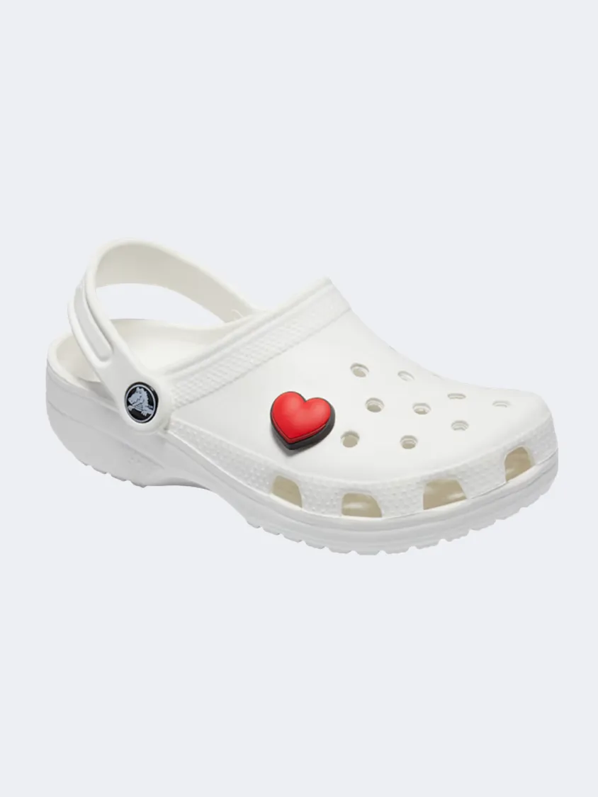Crocs Heart Peg Unisex Lifestyle Pins Red