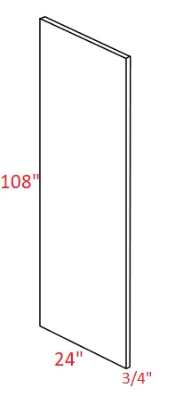 EB10-UREP24-9 Elegant White Refrigerator Panel
