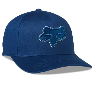 Fox Racing  Epicycle FlexFit 2.0 Hat Baseball Cap Curved Bill Durable Deep Cobalt