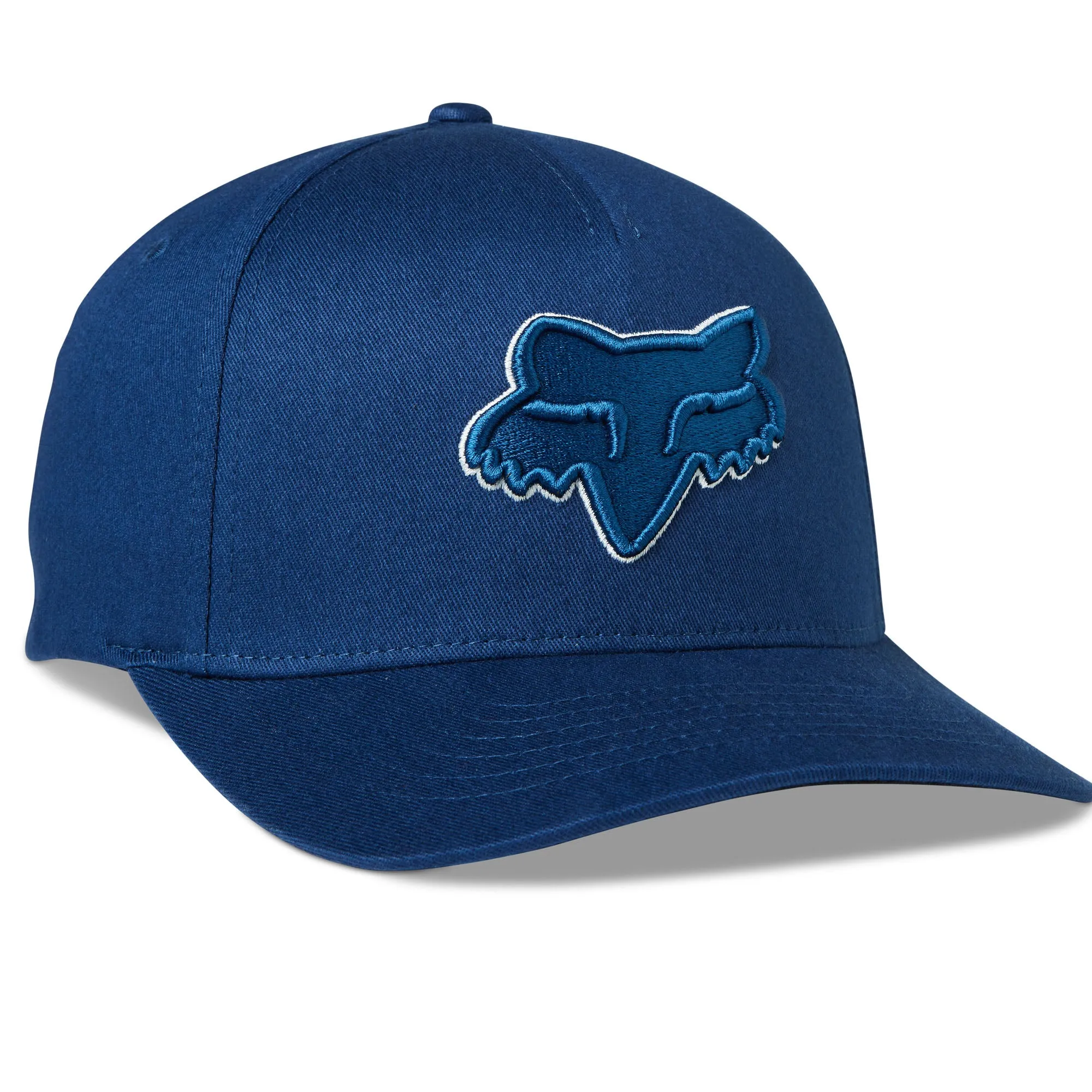 Fox Racing  Epicycle FlexFit 2.0 Hat Baseball Cap Curved Bill Durable Deep Cobalt