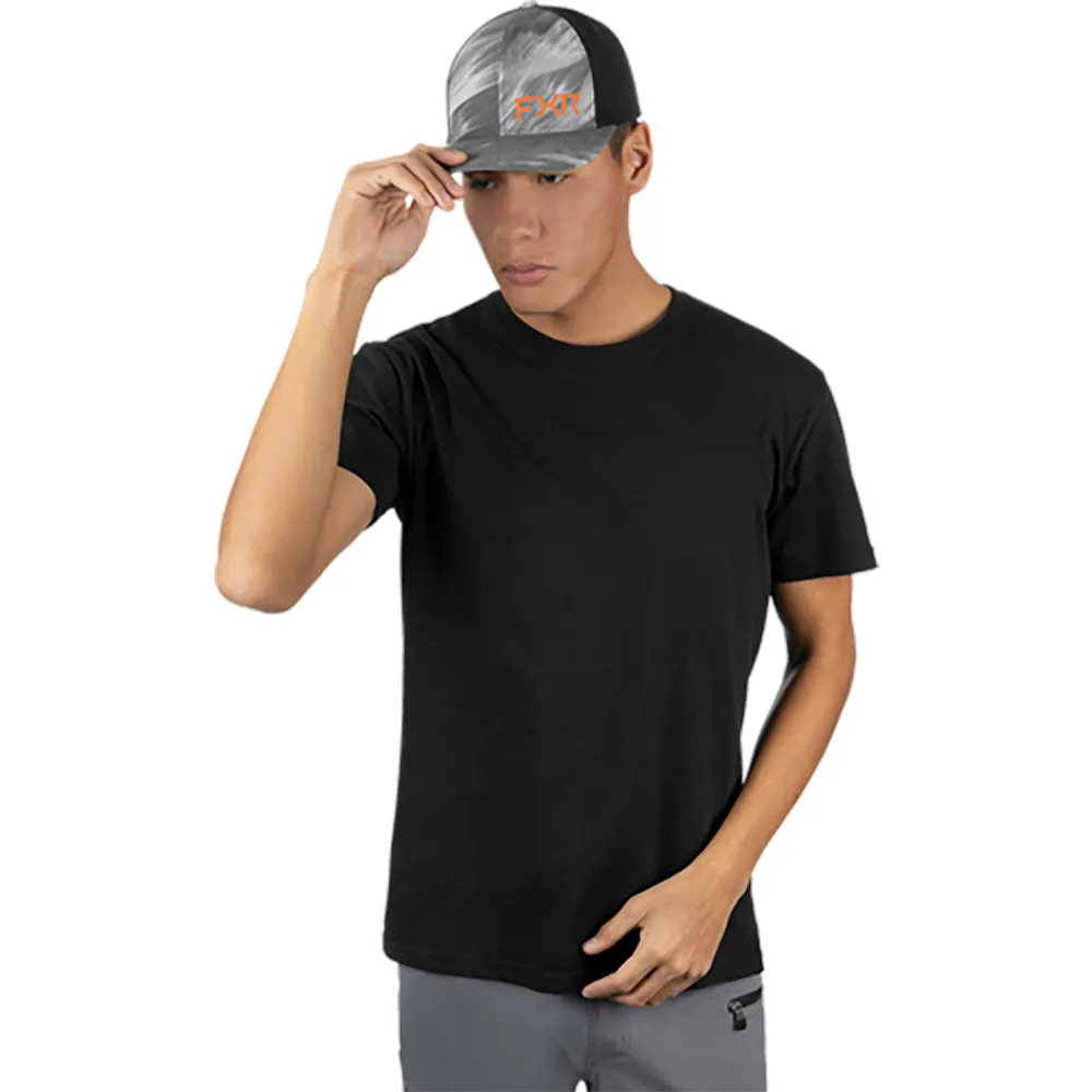 FXR Evo Baseball Hat Grey Optic/Orange Gray