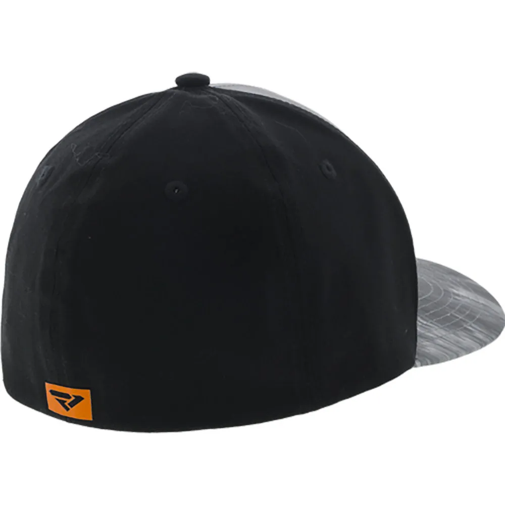 FXR Evo Baseball Hat Grey Optic/Orange Gray