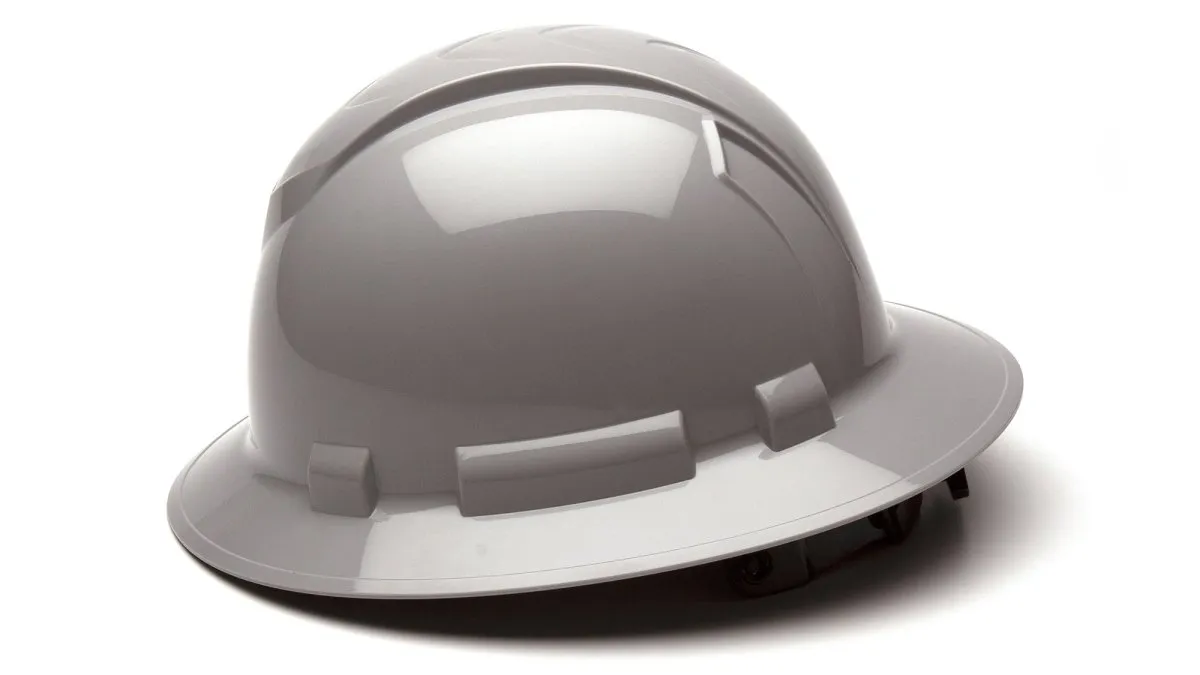 Gray Full Brim Style 4-Point Standard Ratchet - Case of 12