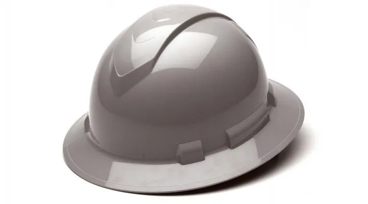 Gray Full Brim Style 4-Point Standard Ratchet - Case of 12