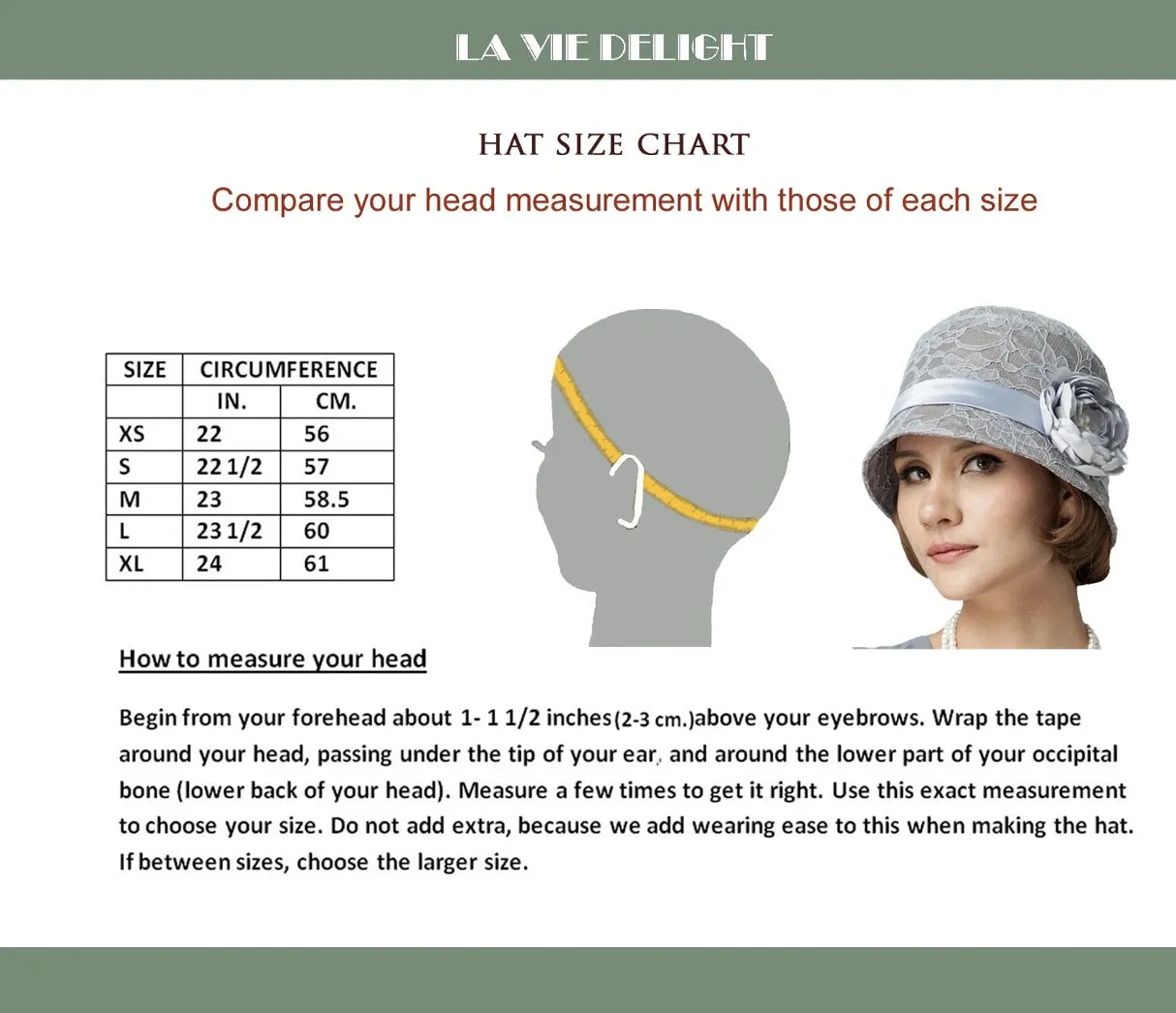 Great Gatsby hat with off-white cotton and lavender ribbon