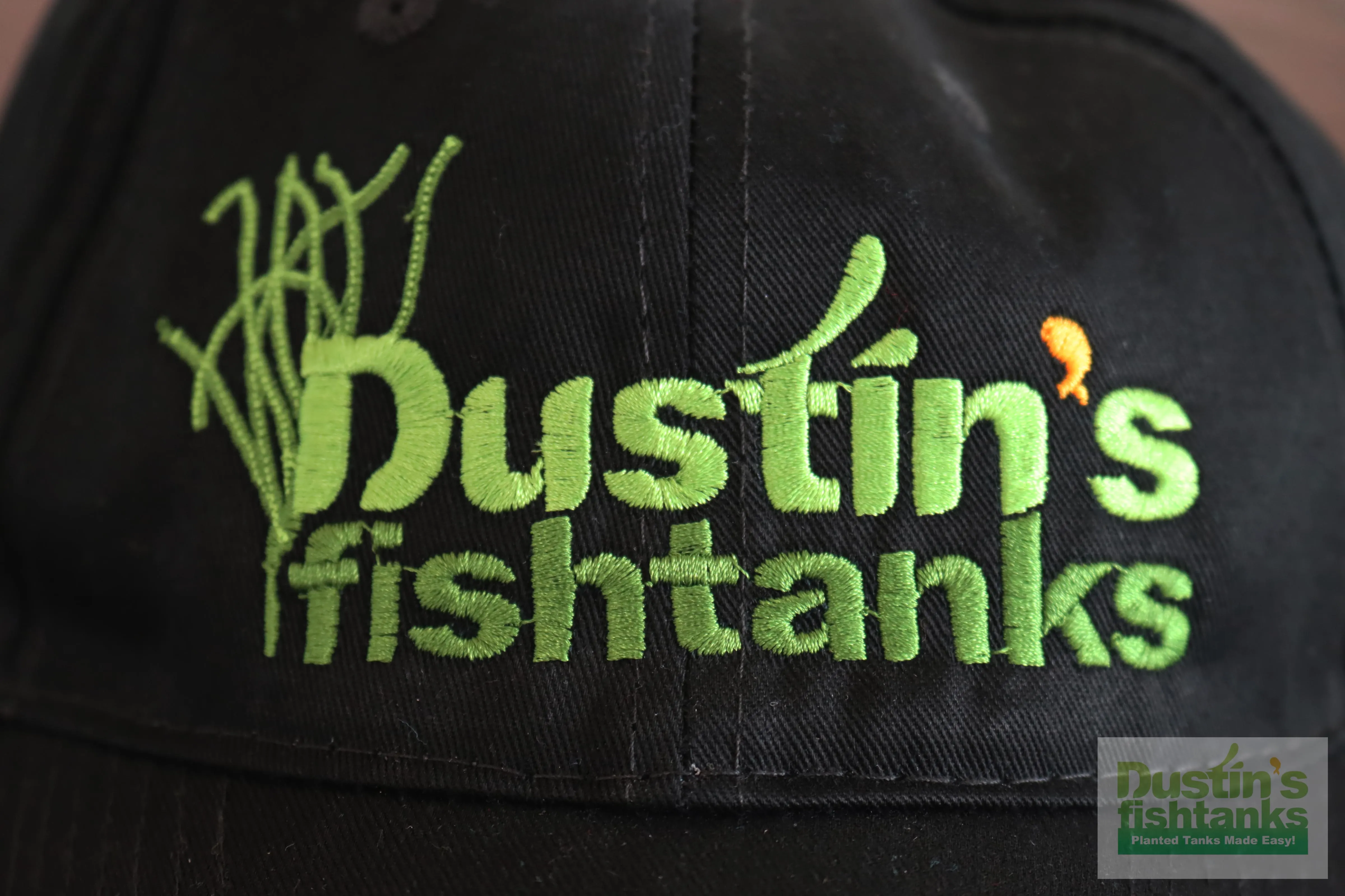 HATS! Dustin's FishTanks Logo with Crinum Natans Hat