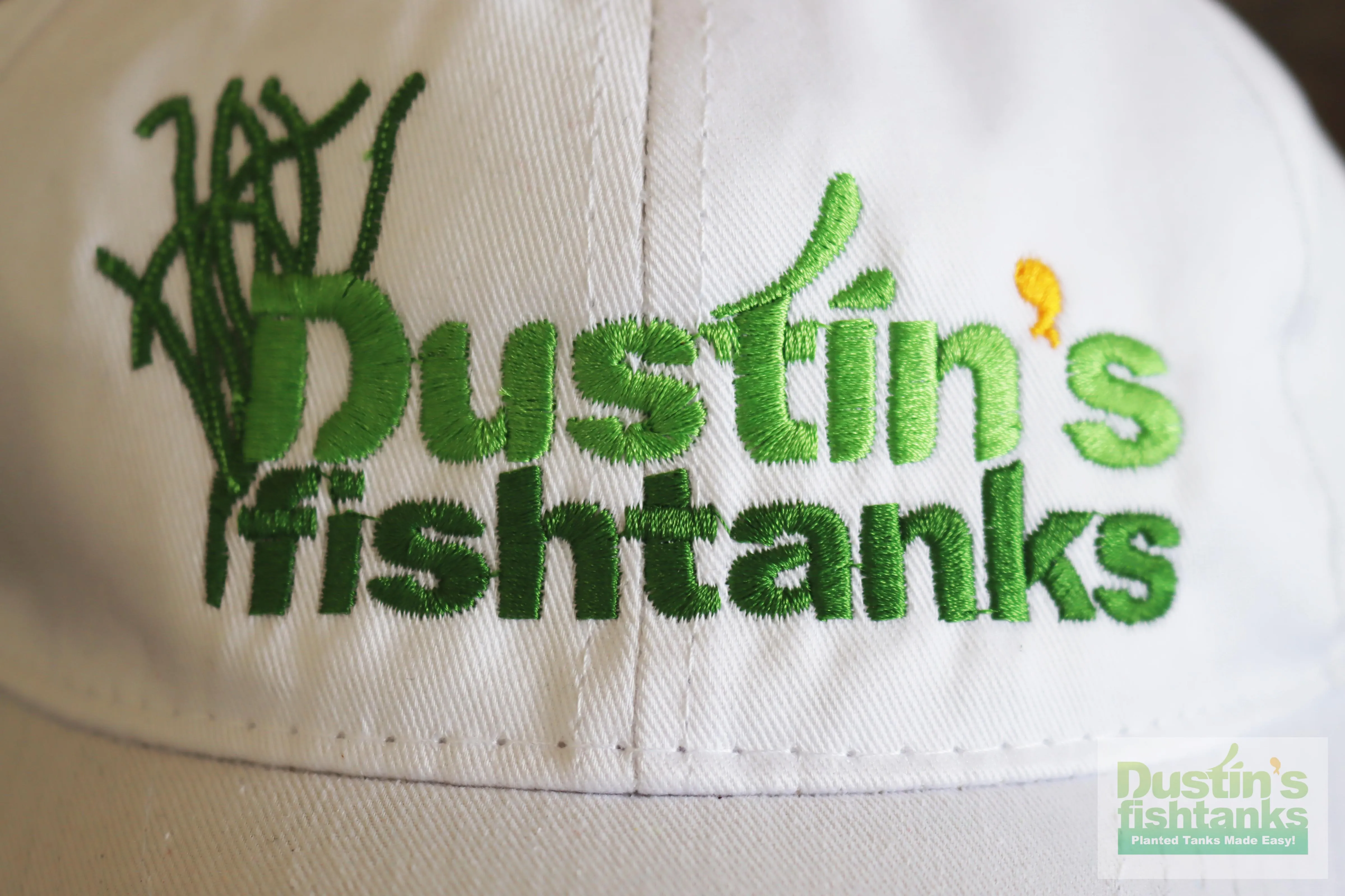 HATS! Dustin's FishTanks Logo with Crinum Natans Hat