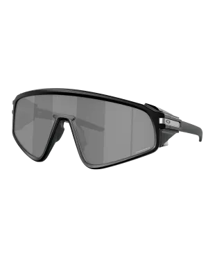 Latch Panel Prizm Sunglasses in Matte Black & Prizm Black