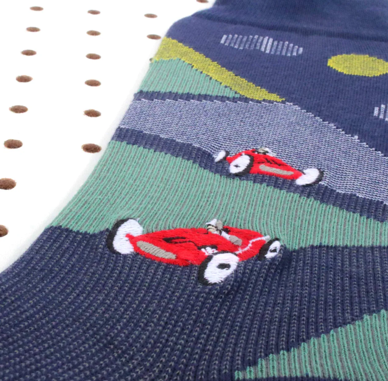 Le Mans Racing Themed Men's Crew Sock