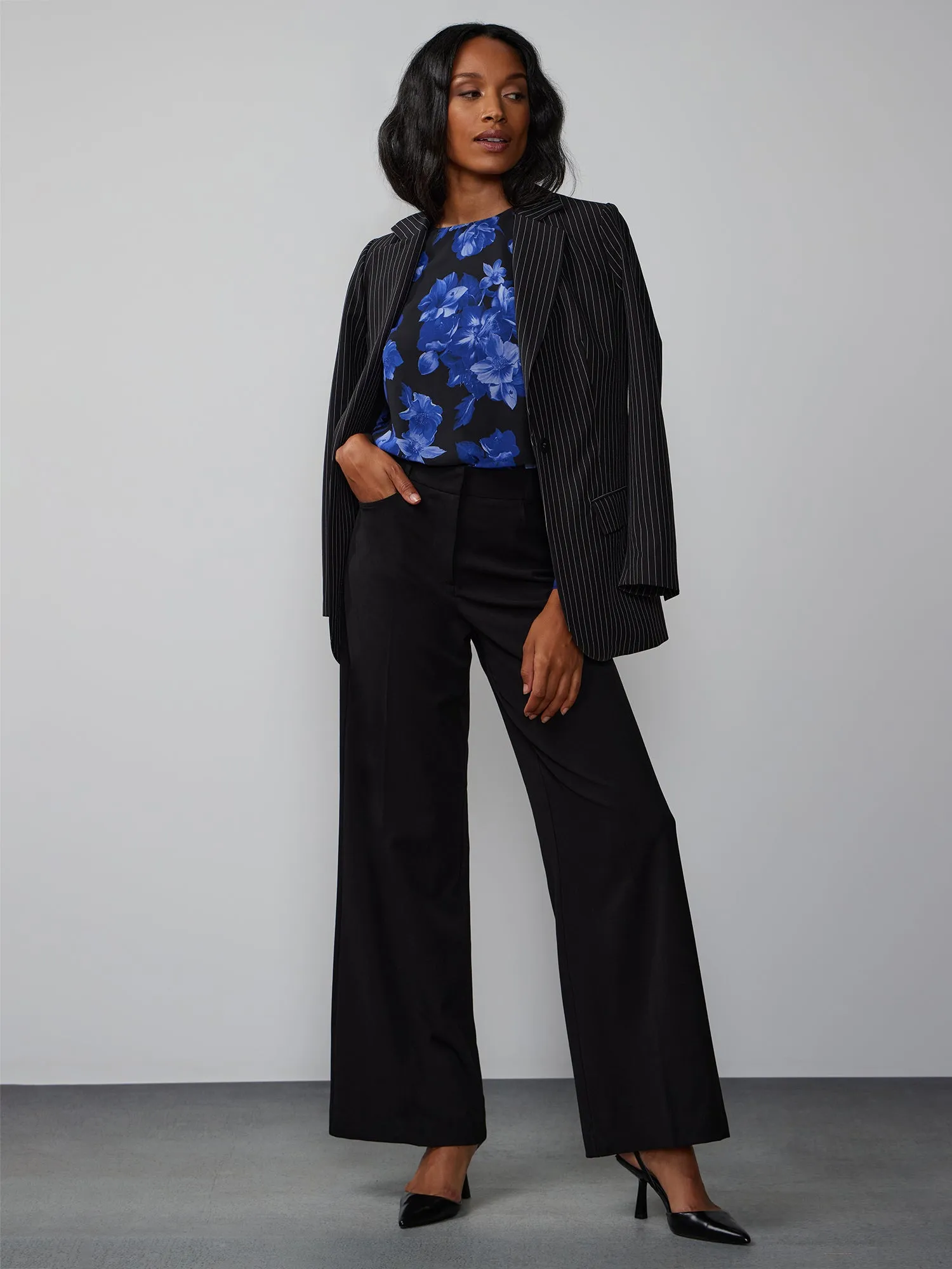 Long Sleeve Floral Blouse