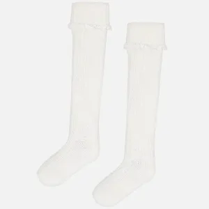 Mayoral Cable Knit Socks