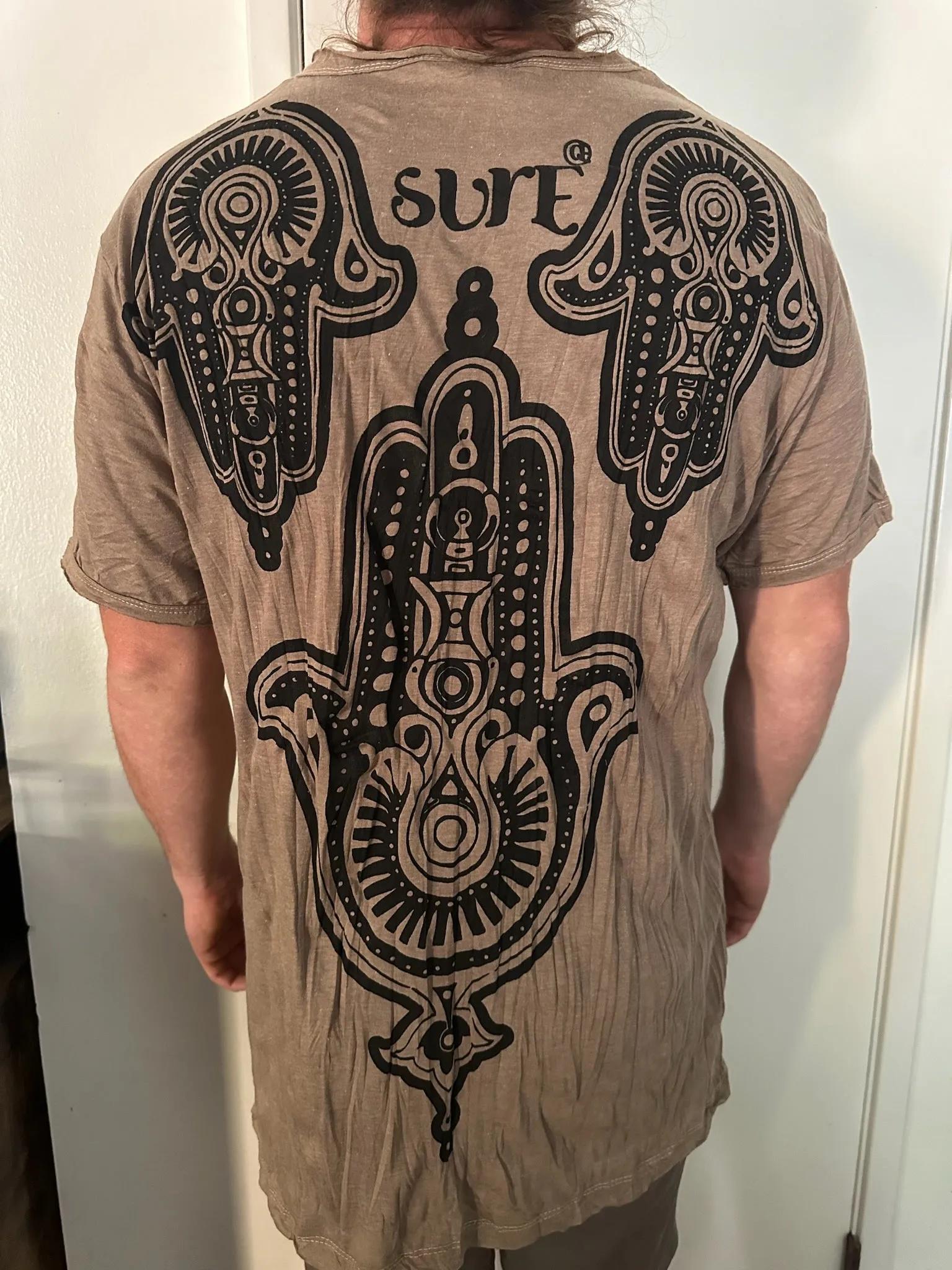 Men's Printed Hand of Hamsa T-Shirt