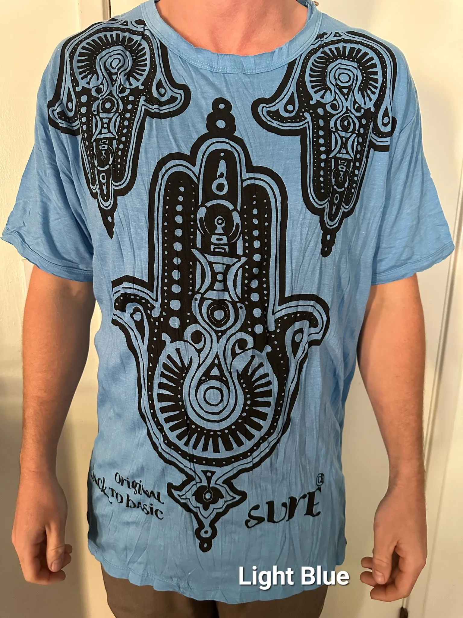 Men's Printed Hand of Hamsa T-Shirt