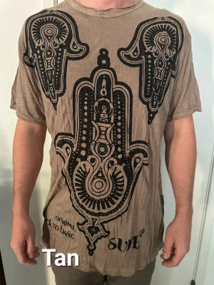 Men's Printed Hand of Hamsa T-Shirt