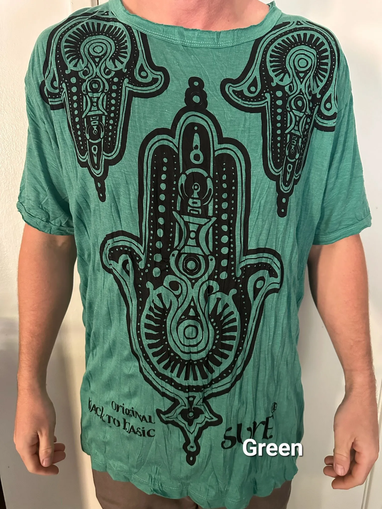 Men's Printed Hand of Hamsa T-Shirt
