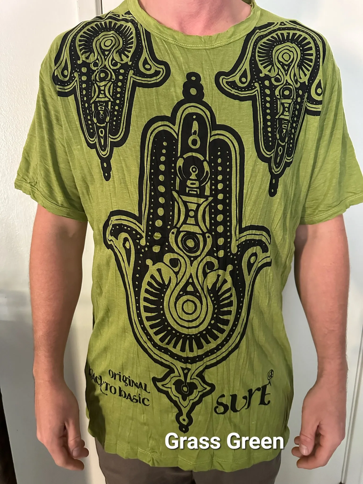 Men's Printed Hand of Hamsa T-Shirt