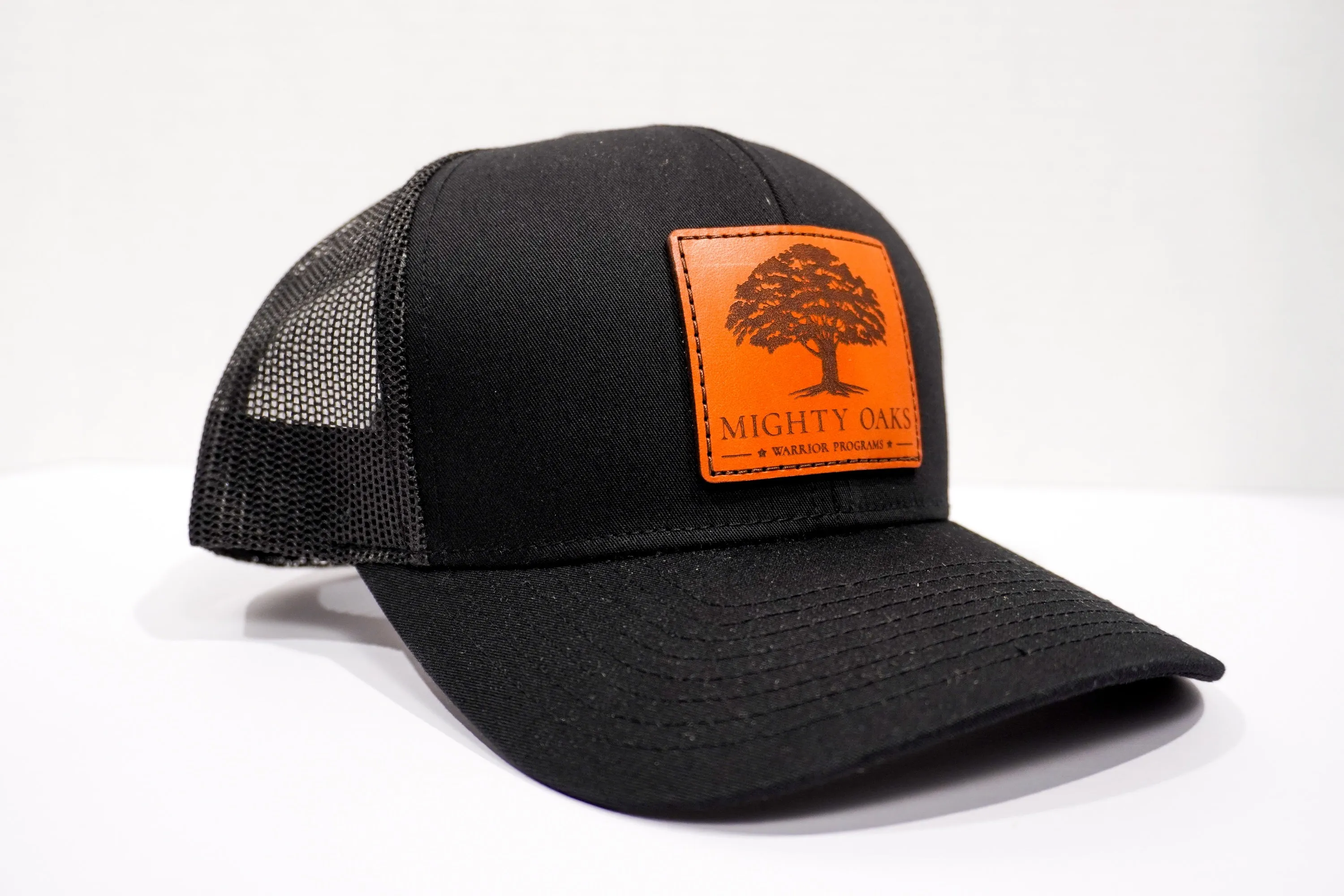 Mighty Oaks Hat - Leather Patch Logo