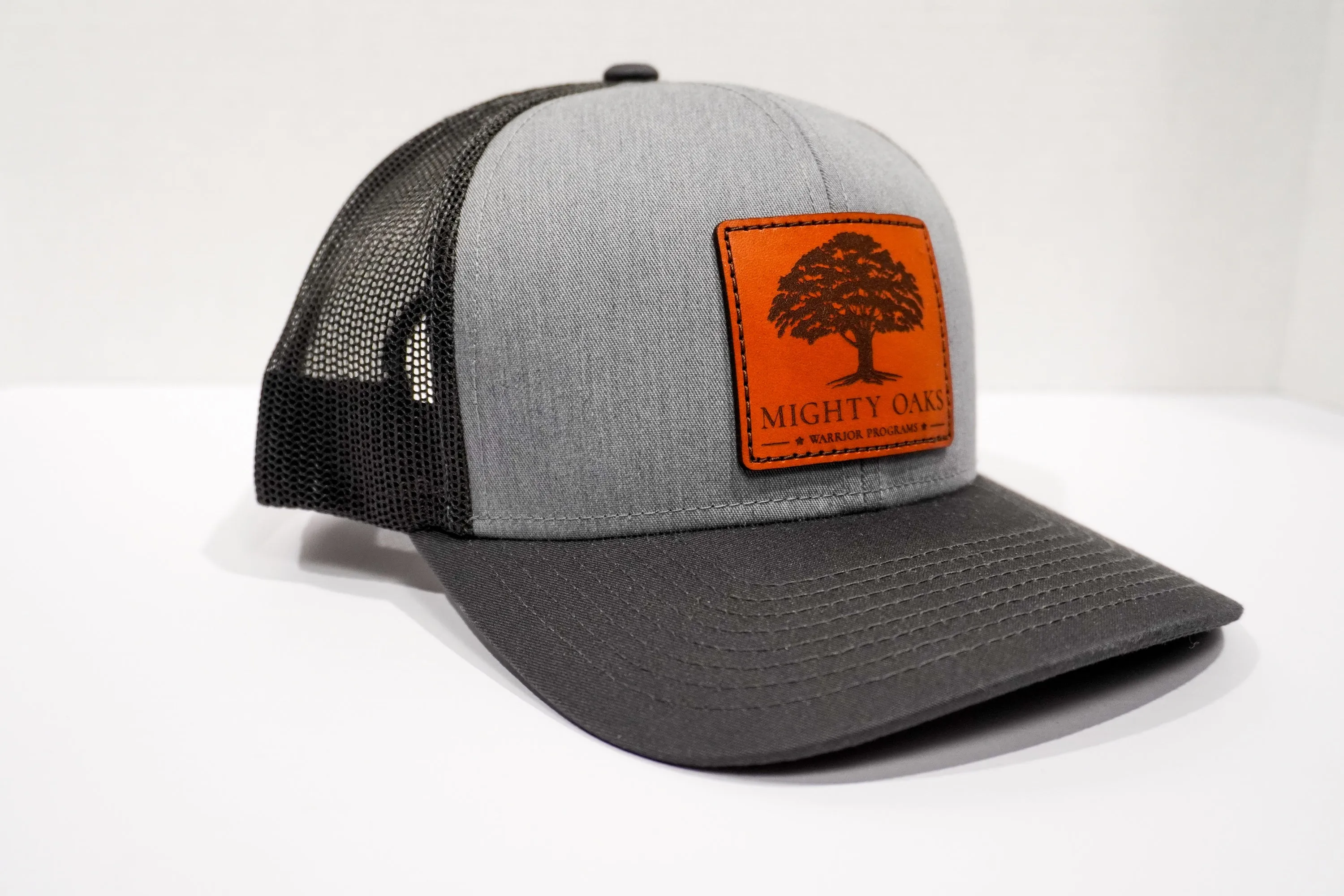 Mighty Oaks Hat - Leather Patch Logo