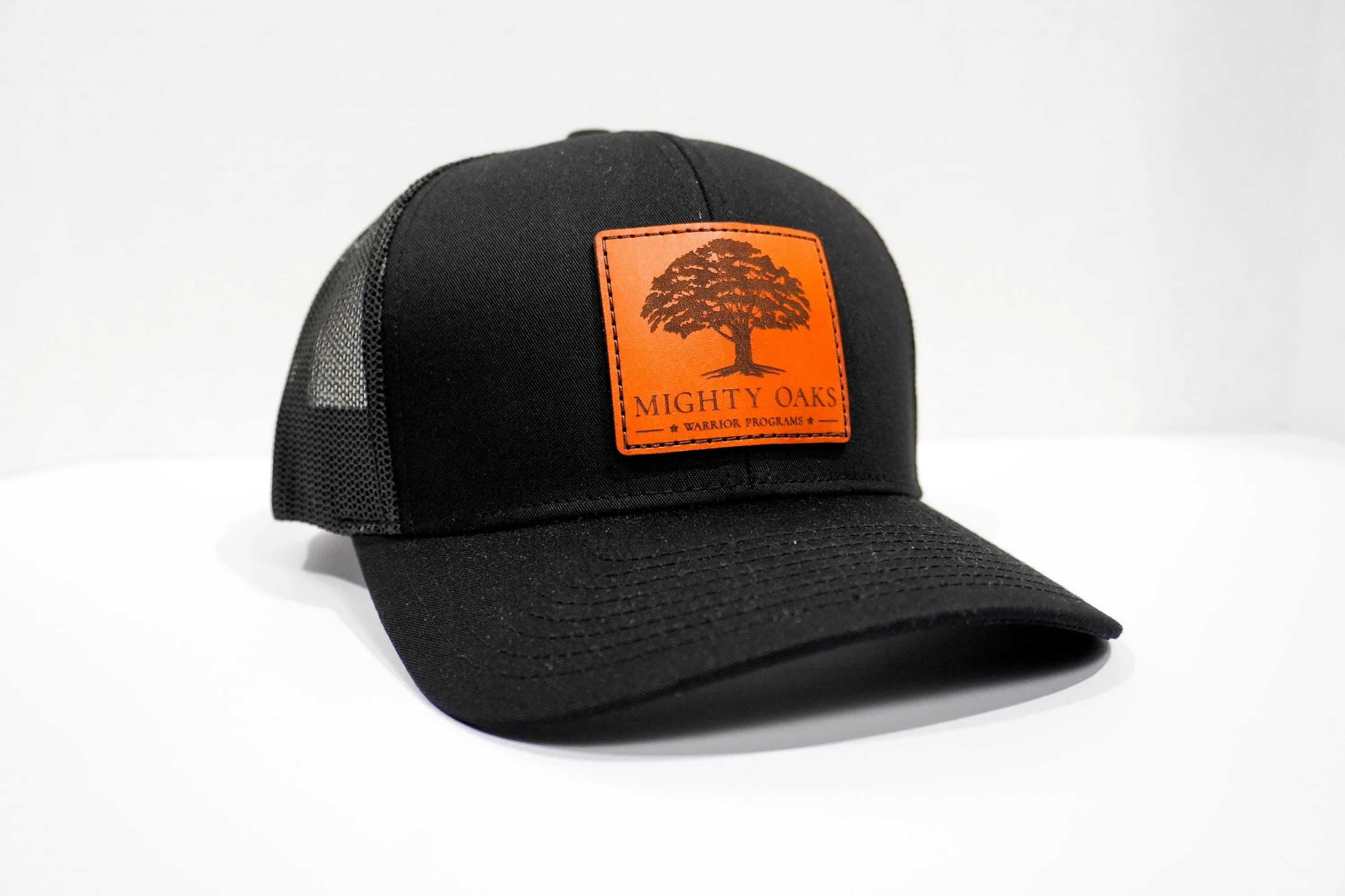 Mighty Oaks Hat - Leather Patch Logo
