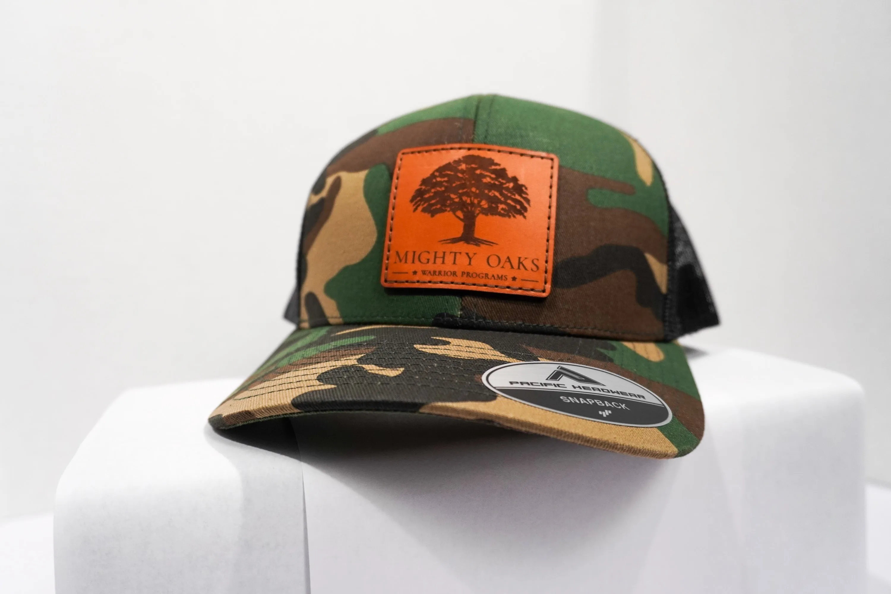 Mighty Oaks Hat - Leather Patch Logo