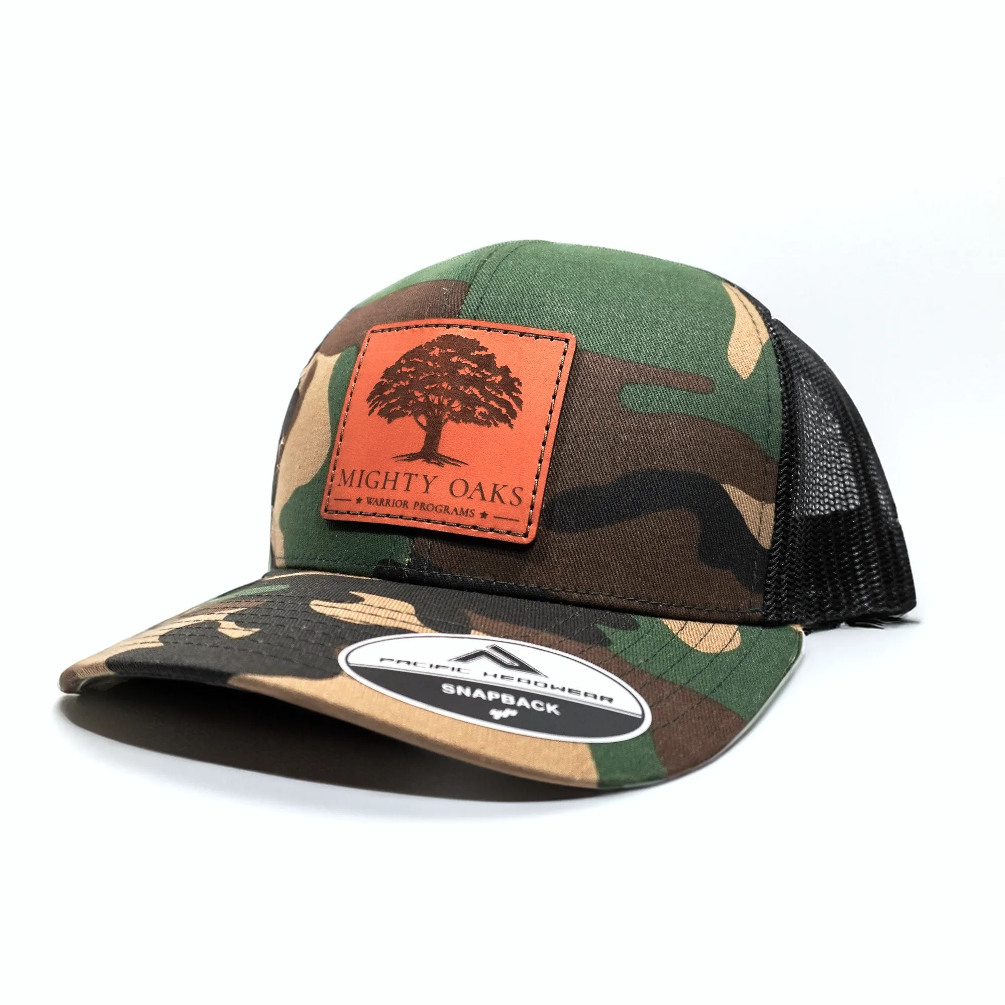 Mighty Oaks Hat - Leather Patch Logo