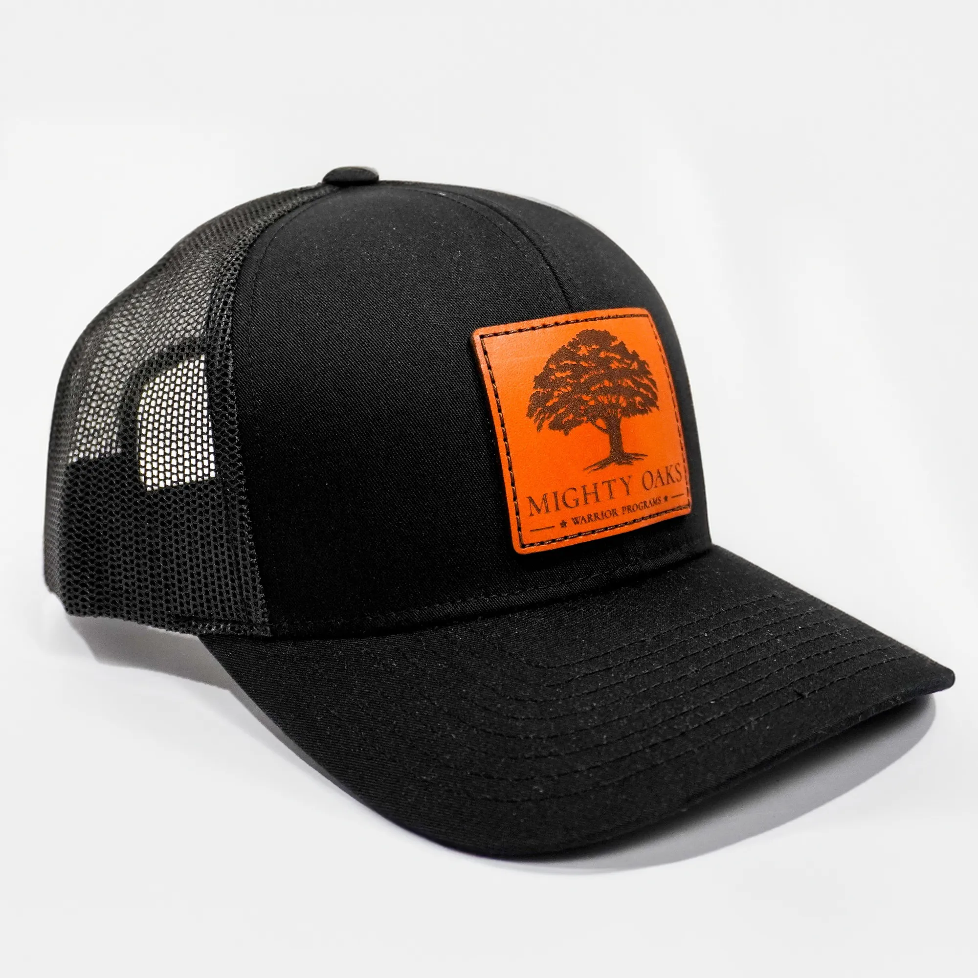Mighty Oaks Hat - Leather Patch Logo