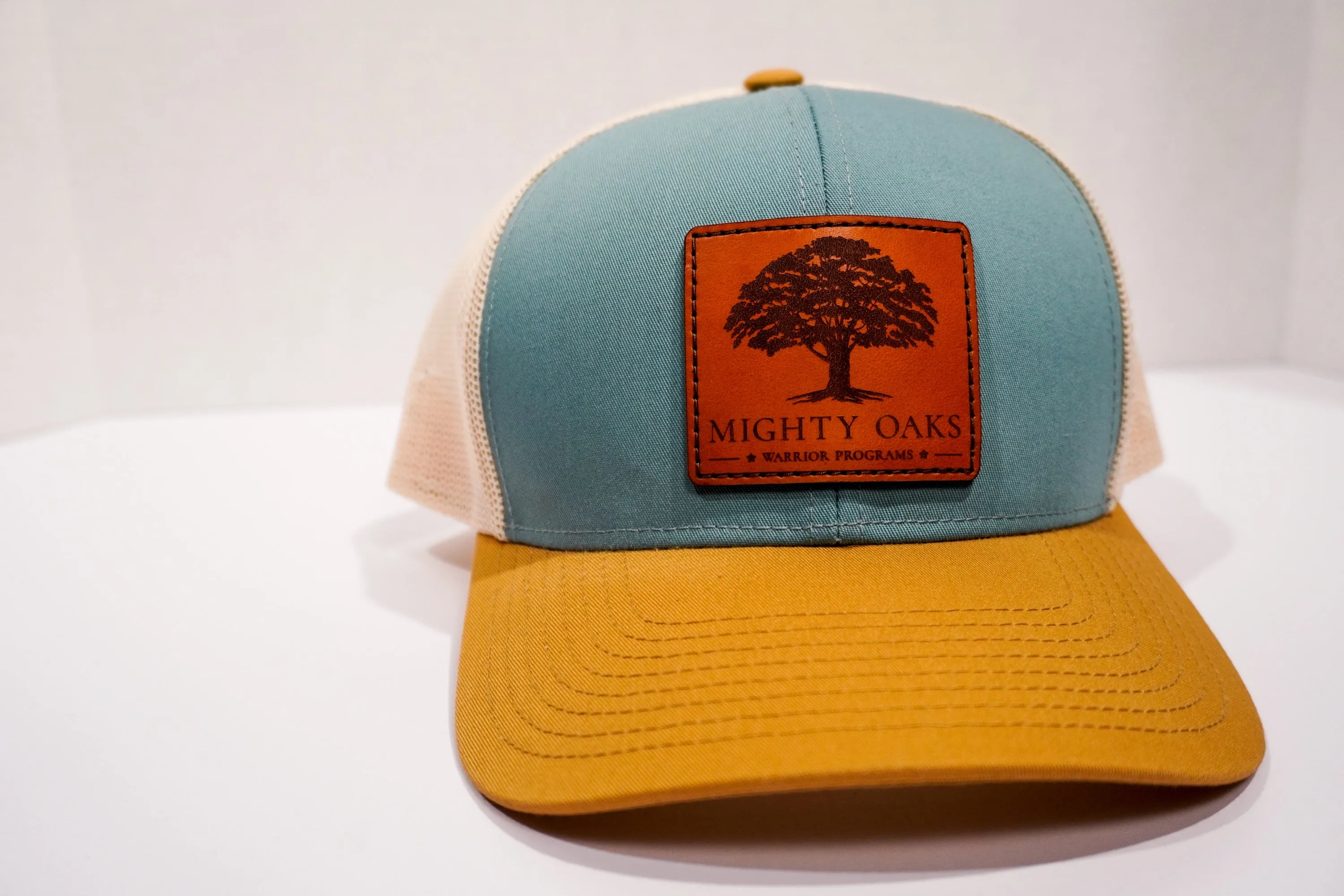 Mighty Oaks Hat - Leather Patch Logo