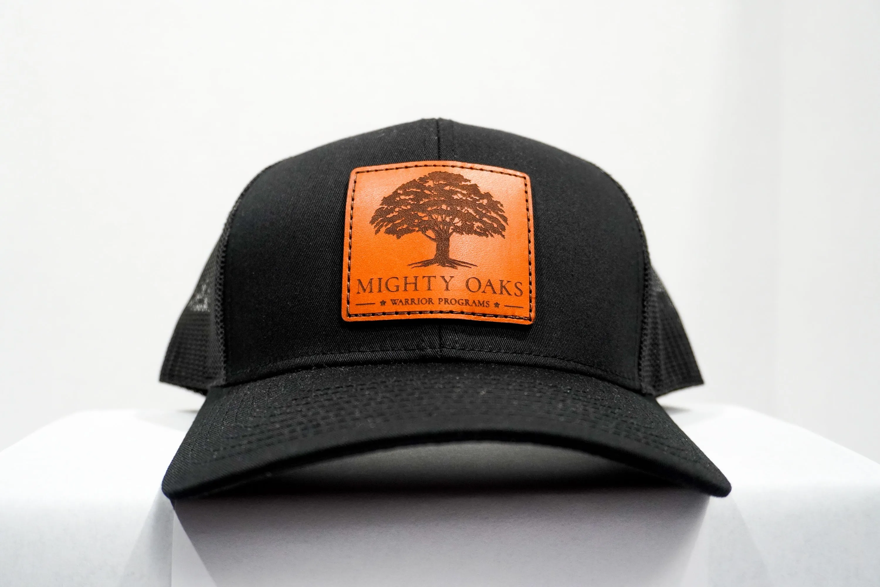 Mighty Oaks Hat - Leather Patch Logo