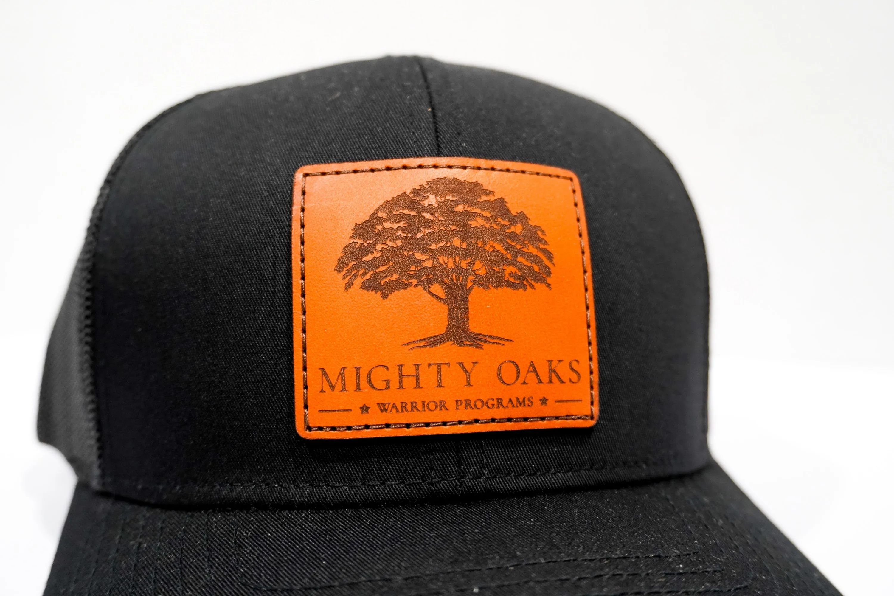 Mighty Oaks Hat - Leather Patch Logo