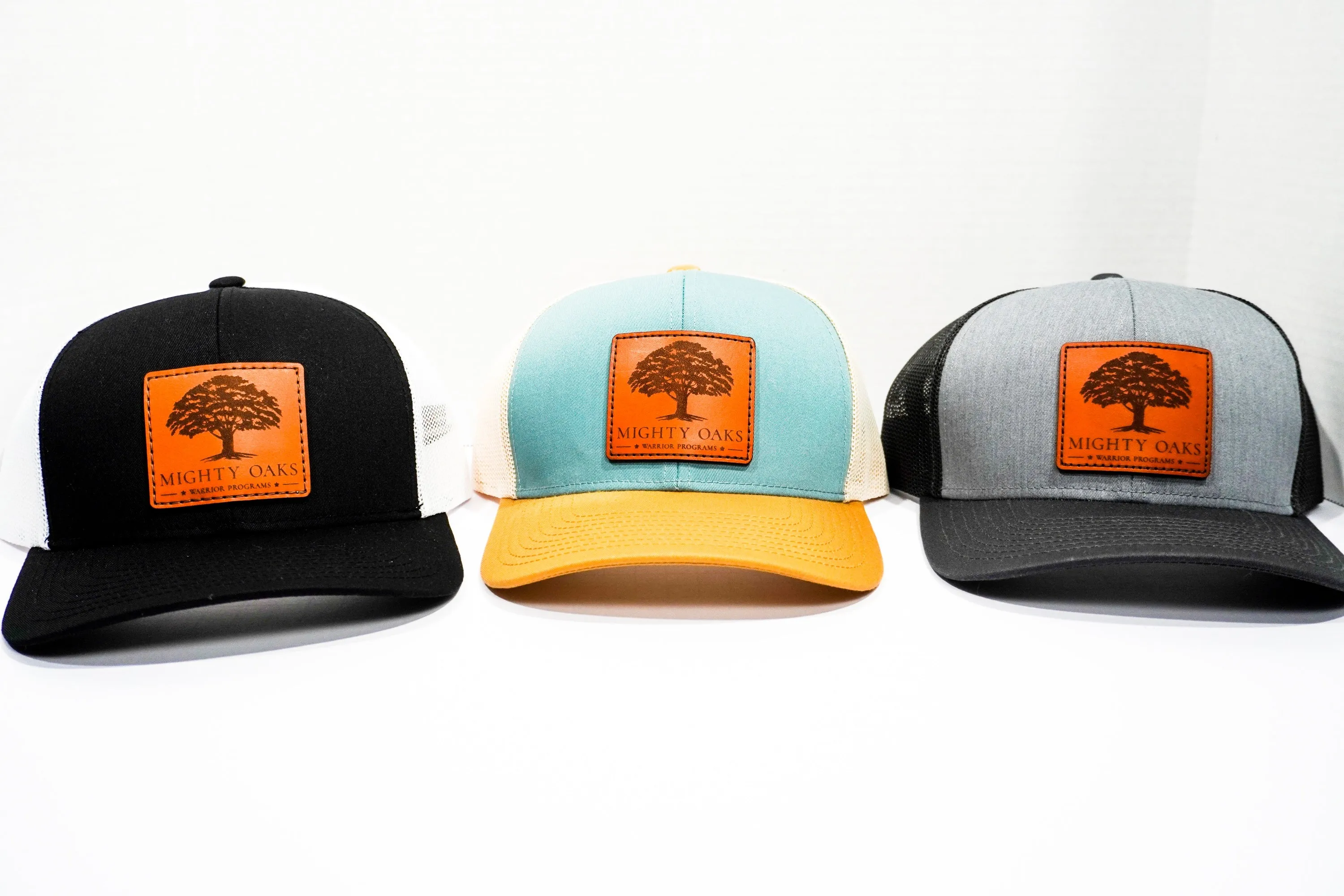 Mighty Oaks Hat - Leather Patch Logo