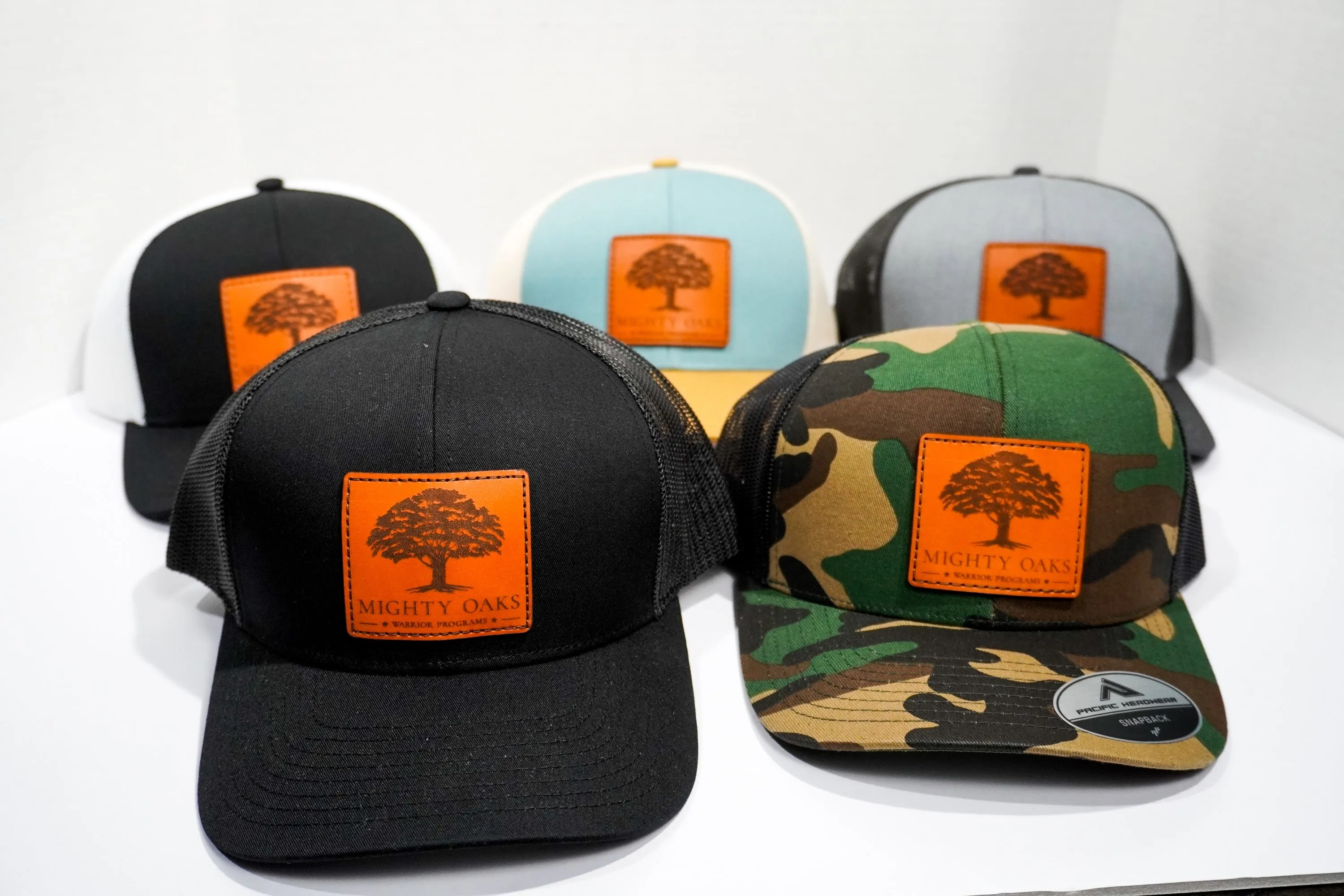 Mighty Oaks Hat - Leather Patch Logo