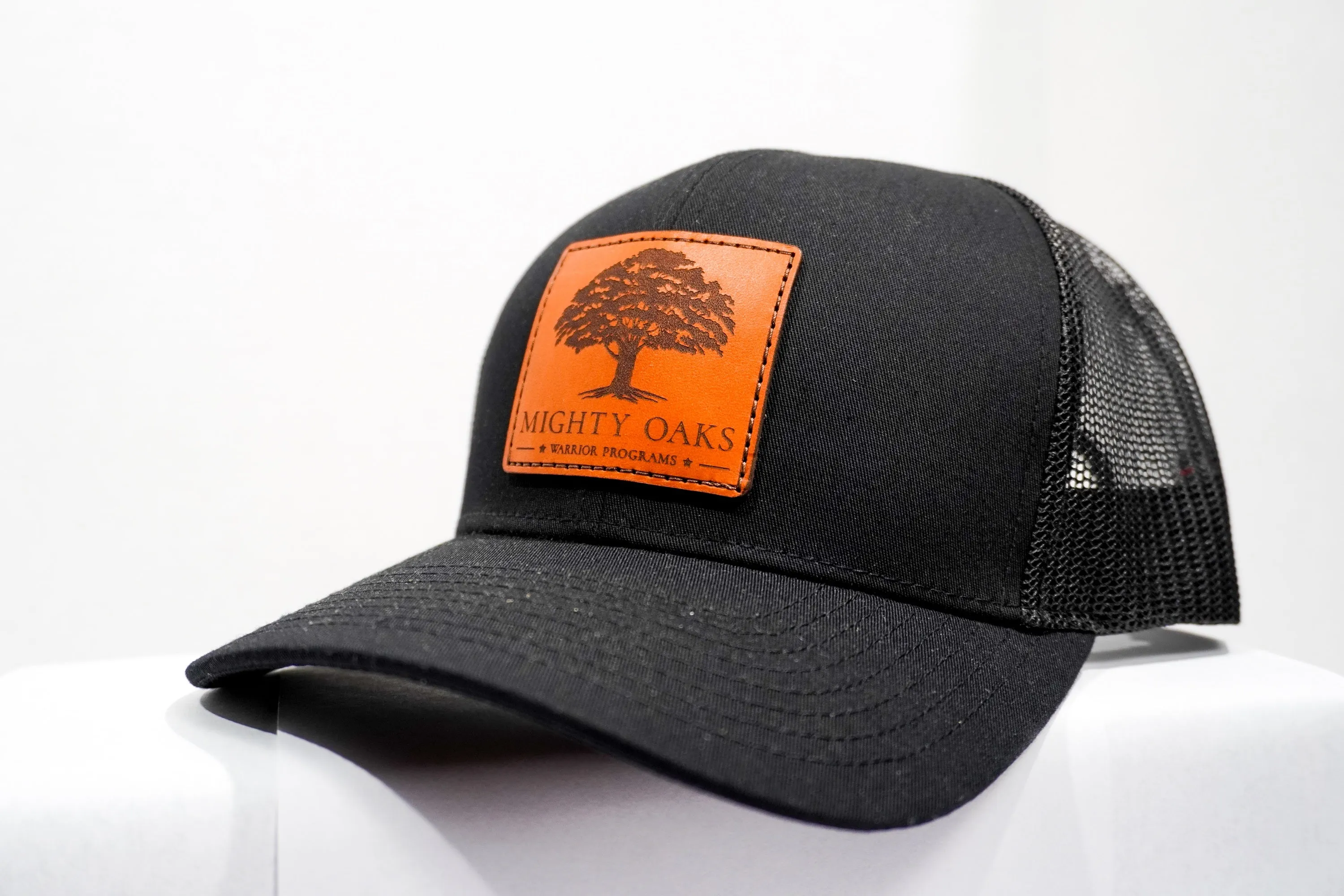 Mighty Oaks Hat - Leather Patch Logo