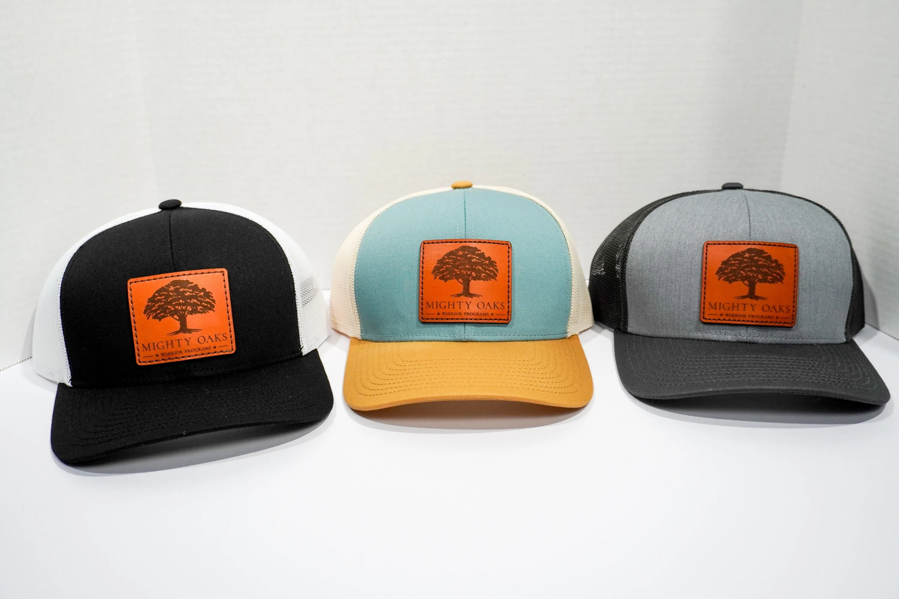 Mighty Oaks Hat - Leather Patch Logo