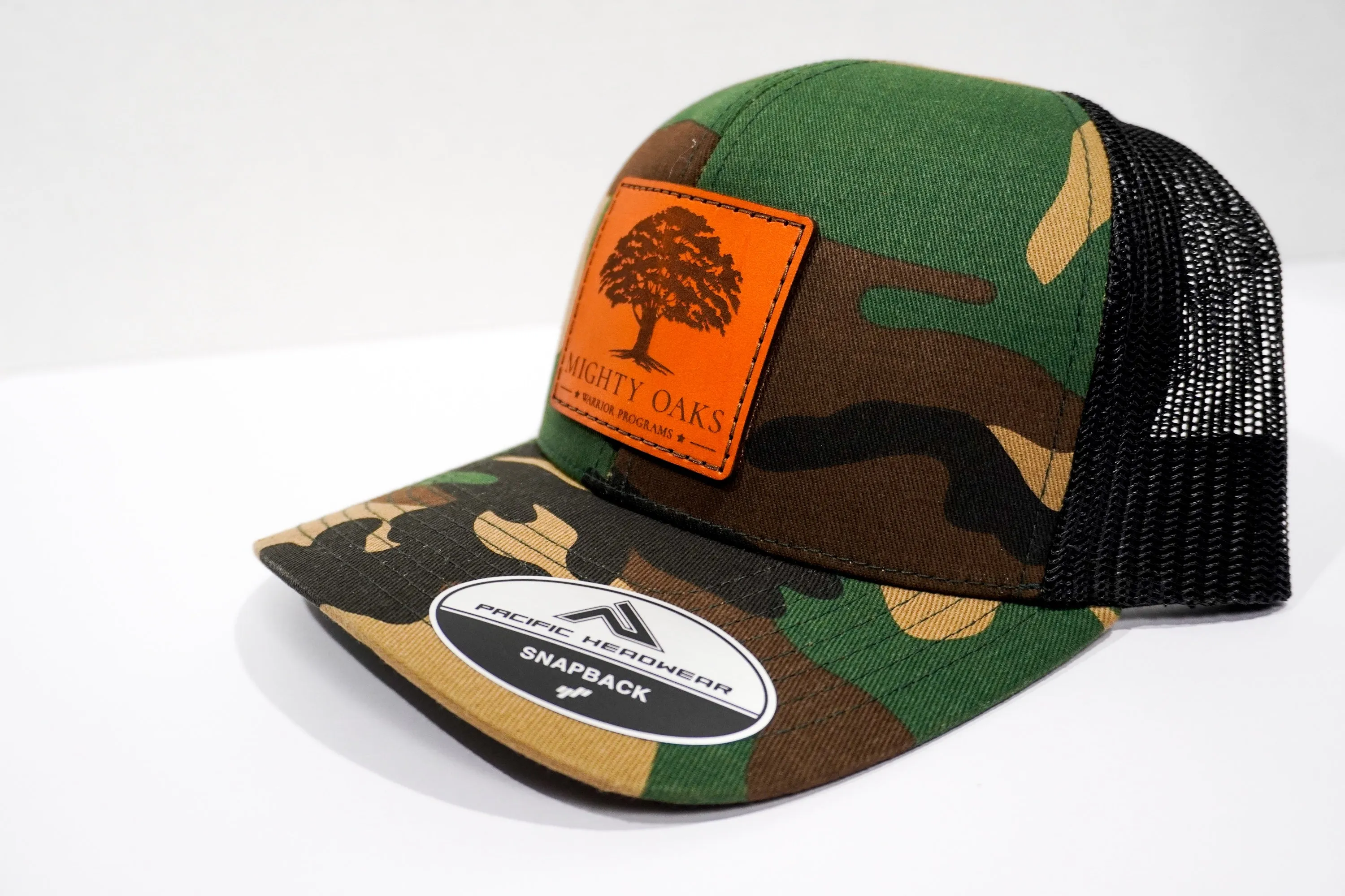 Mighty Oaks Hat - Leather Patch Logo