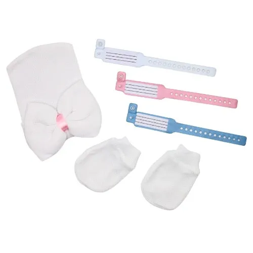 Newborn Hospital Hat, Mittens & Bands