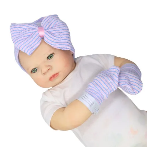 Newborn Hospital Hat, Mittens & Bands